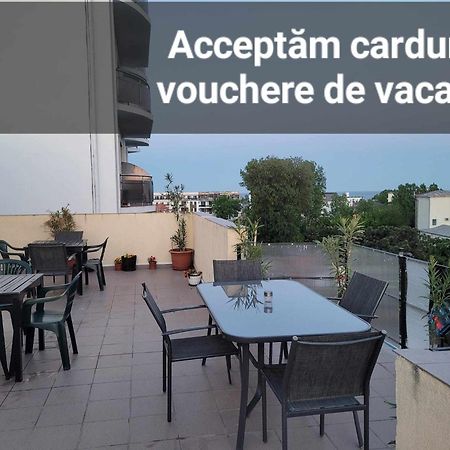 Cazare Eforie Nord, Plaja Acapulco, Garsoniere Four Studios, Bucatarie Comuna, Baie Proprie, Etaj 4, Fara Lift מראה חיצוני תמונה